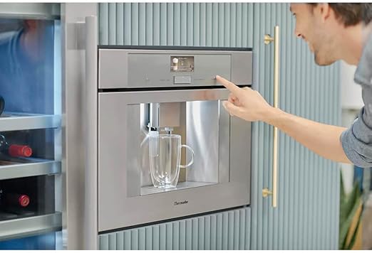 Built-in Coffee Machine Stainless Steel, Plumbed