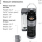 Keurig K-Supreme Single Serve Coffee Maker with 66oz Removable Reservoir