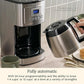 Cuisinart 12-Cup Coffee Maker, Programmable PerfecTemp Thermal Carafe Coffee Machine with 1-4 Cup Setting, Brew Strength Control and Brew Pause, Stainless Steel, DCC-3400NAS, Silver